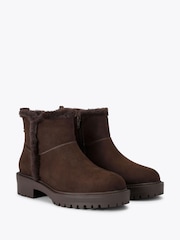 Carvela Brown Cosy Ankle Nude Boots - Image 5 of 5