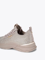 Carvela Swift Jewel Runner Nude Trainers - Image 4 of 4