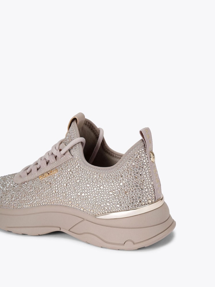 Carvela Swift Jewel Runner Nude Trainers - Image 4 of 4 Carvela Swift Jewel Runner Nude Trainers - Image 4 of 4