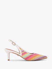 Carvela Pink Positano Stripe Shoes - Image 1 of 4