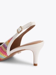 Carvela Pink Positano Stripe Shoes - Image 4 of 4
