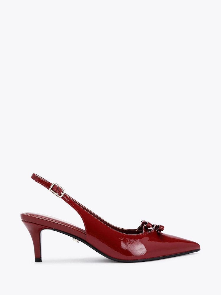 Carvela Red Positano Bow Sling Back Shoes - Image 1 of 4 Carvela Red Positano Bow Sling Back Shoes - Image 1 of 4