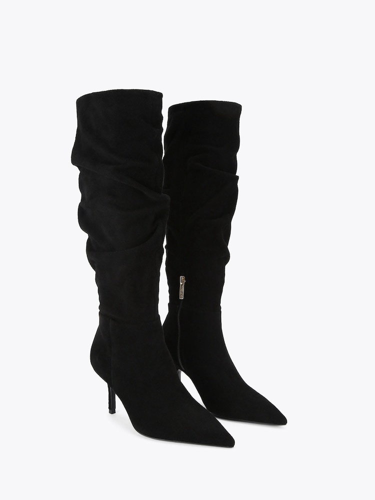 Carvela Spirit Slouch Black Boots - Image 2 of 4