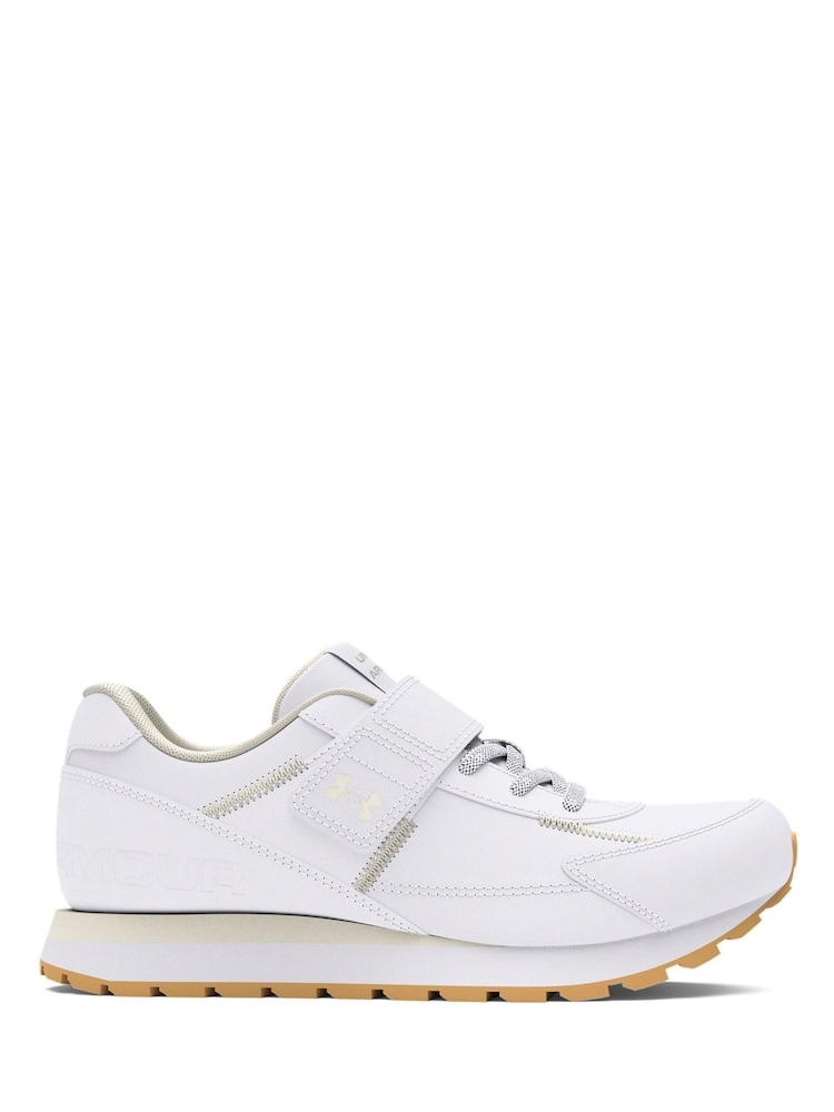 Under Armour White Kids Essential Trainers - Image 1 of 5
