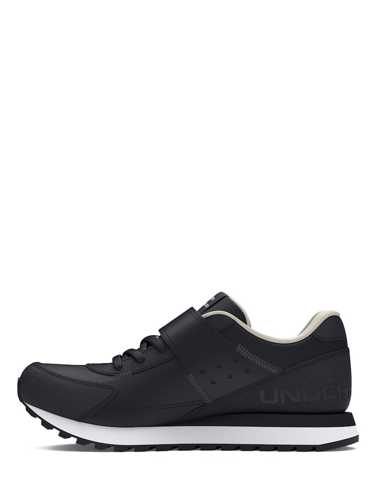 Under Armour Black Kids Essential Trainers - Image 2 of 5
