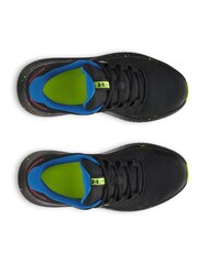 Under Armour Black/Yellow Surge 4 Trainers - Image 4 of 5