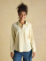 Joules Ida Yellow Long Sleeve Cotton Shirt - Image 1 of 7
