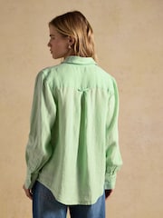 Grønn - Joules Anna langermet 100% linskjorte - Bilde 2 av 6