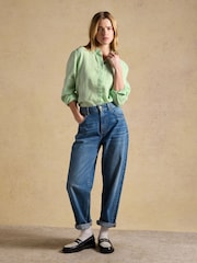 Grønn - Joules Anna langermet 100% linskjorte - Bilde 3 av 6