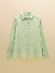 Grønn - Joules Anna langermet 100% linskjorte - Bilde 6 av 6