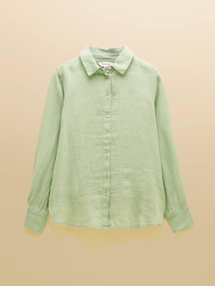 Grønn - Joules Anna langermet 100% linskjorte - Bilde 6 av 6