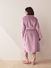 Rose Pink Waffle Cosy Robe - Image 2 of 7
