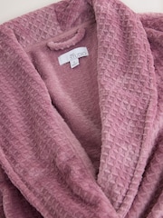 Rose Pink Waffle Cosy Robe - Image 6 of 7