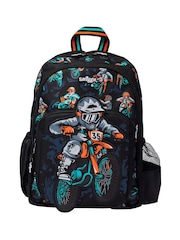 Smiggle Black Adventurous Junior Character Backpack - Image 1 of 2