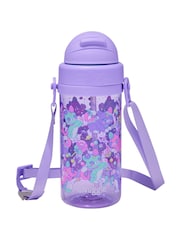 Smiggle Purple Adventurous Teeny Tiny Plastic Drink Bottle With Strap 400Ml - Image 2 of 2