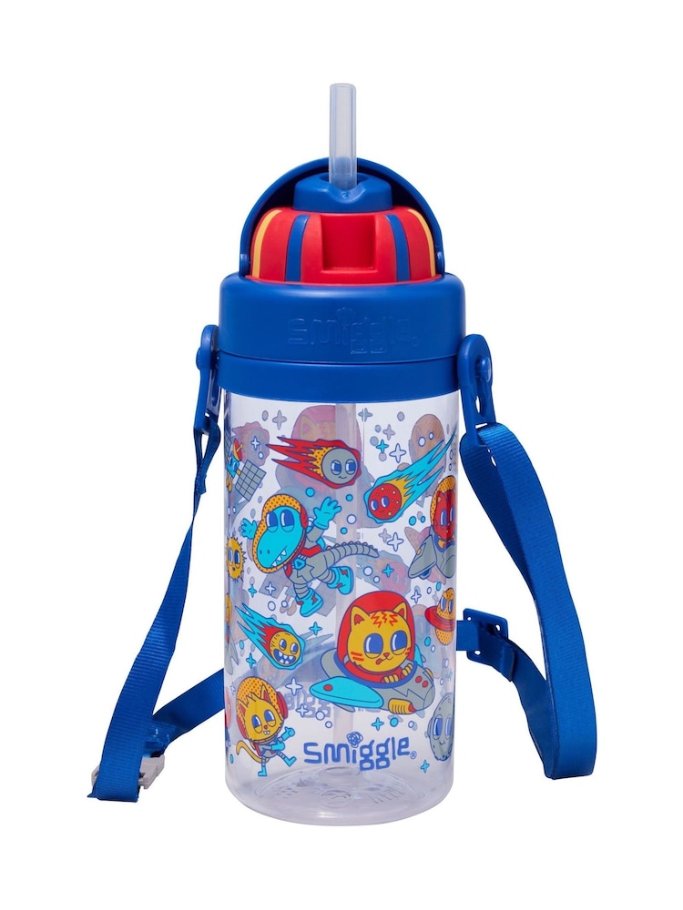 Smiggle Teeny Tiny Ready Set Go Plastic Drink Bottle With Strap 400Ml - Bild 2 von 2