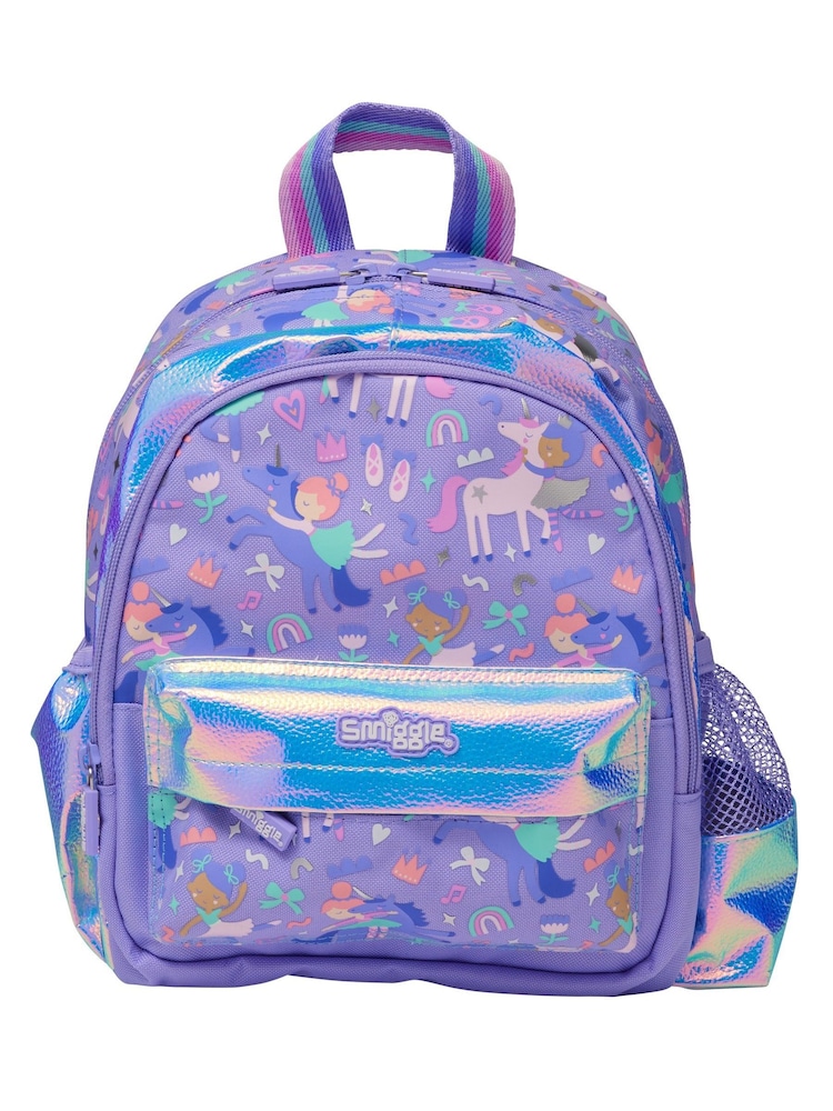 Smiggle Purple Teeny Tiny Ready Set Go Backpack - Image 1 of 2