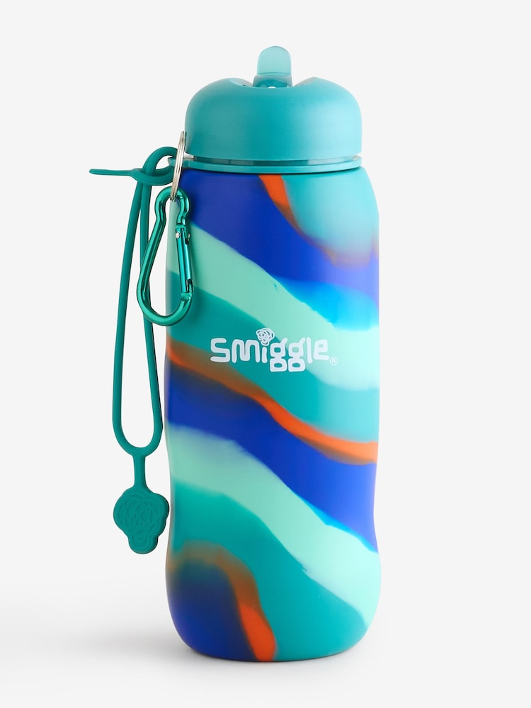 Smiggle Green Surreal Silicone Drink Bottle 630Ml - Image 1 of 1 Smiggle Green Surreal Silicone Drink Bottle 630Ml - Image 1 of 1