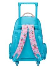Smiggle Pink Moana Print Trolley Backpack With Light Up Wheels - Image 4 of 7