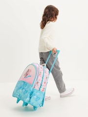 Smiggle Pink Moana Print Trolley Backpack With Light Up Wheels - Image 5 of 7