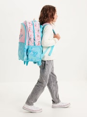 Smiggle Pink Moana Print Trolley Backpack With Light Up Wheels - Image 6 of 7