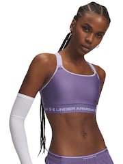 Under Armour Purple Sports 96 Woven 5in Bra - Image 1 of 3