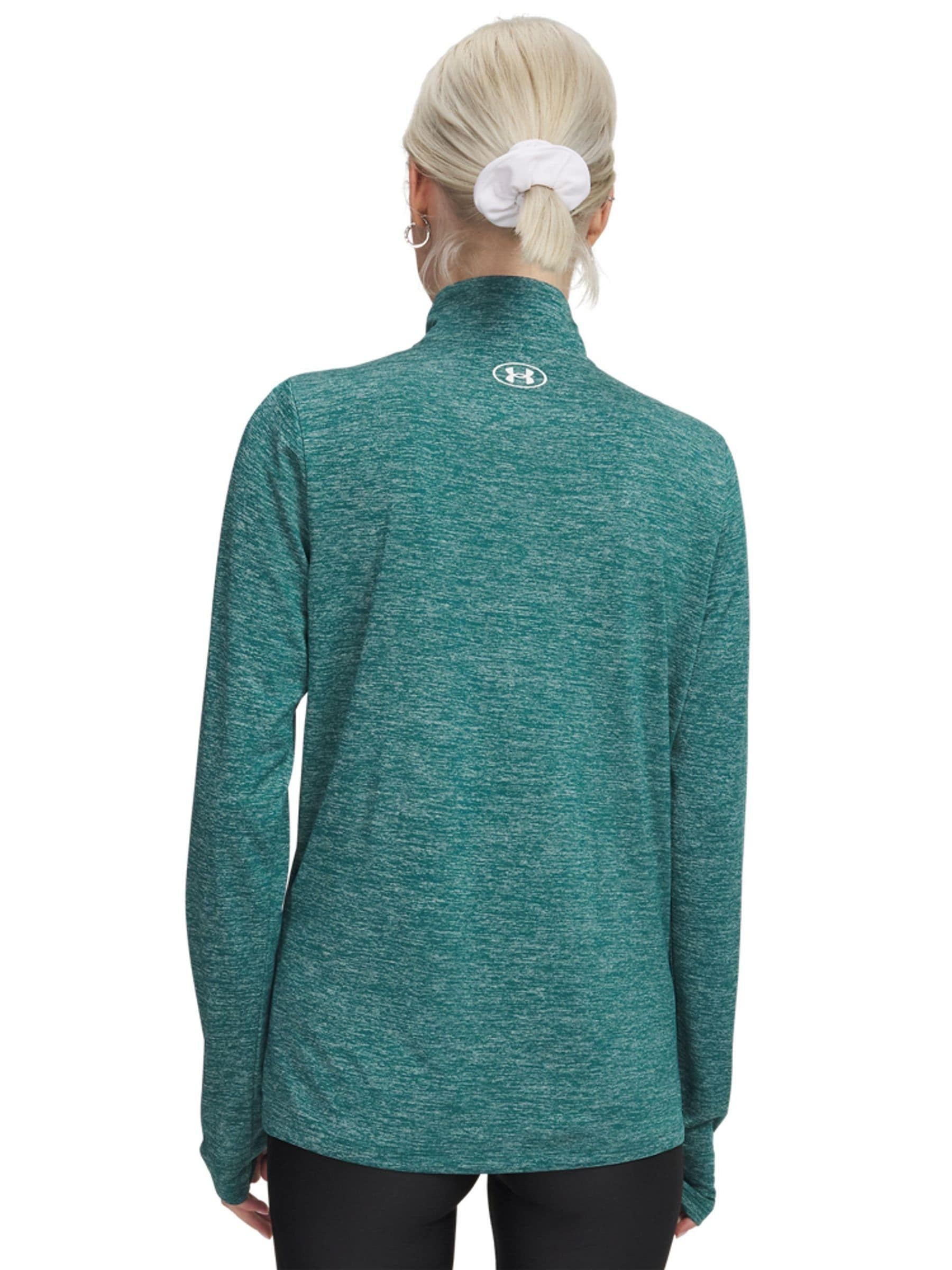 Buy Under Armour Green Tech Twist 1/2 Zip Sweatshirt from Next USA