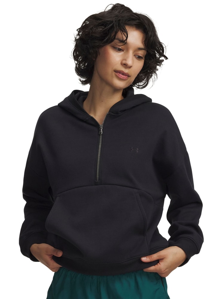 Under Armour Black Icon 96 Half Zip Hoodie - Image 1 of 3