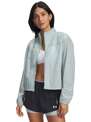 Under Armour Blue Explorer Trail Run Wind Jacket - Image 1 of 3