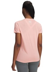 Under Armour Pink Tech V-Neck Twist T-Shirt - Image 2 of 3