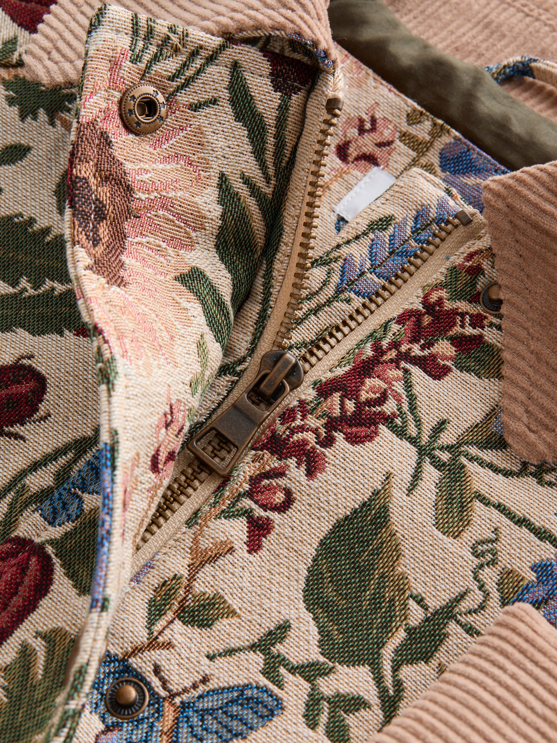 Buy Floral Tapestry Cotton Chore Jacket from Next USA