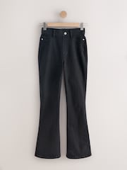 Negro - Alto Rise Flexi Fit Pull On Flared Jeans - Imagen 10 de 13