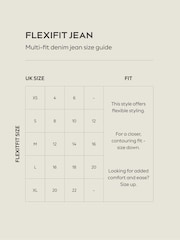 Negro - Alto Rise Flexi Fit Pull On Flared Jeans - Imagen 3 de 13