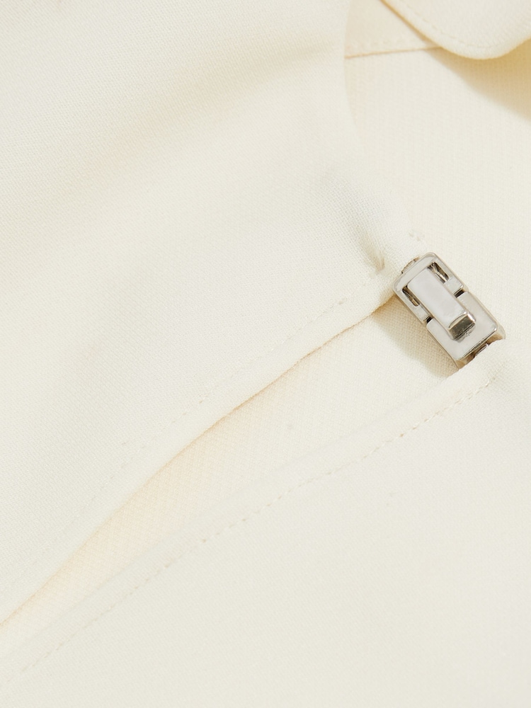 Reiss Cream Luella Atelier Crepe Turn-Lock Top - Image 7 of 7 Reiss Cream Luella Atelier Crepe Turn-Lock Top - Image 7 of 7