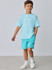 Baker by Ted Baker Orange Oversized T-Shirt And Shorts Set - Image 1 of 14