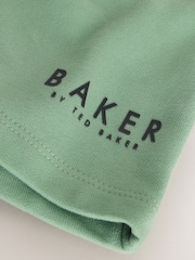 Baker by Ted Baker Orange Oversized T-Shirt And Shorts Set - Image 10 of 13