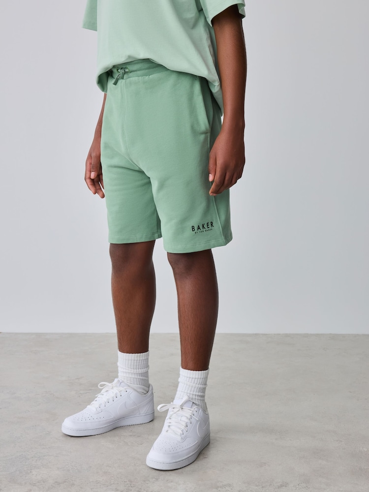 Baker by Ted Baker Orange Oversized T-Shirt And Shorts Set - Image 2 of 13