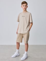 Baker by Ted Baker Orange Oversized T-Shirt And Shorts Set - Image 1 of 11
