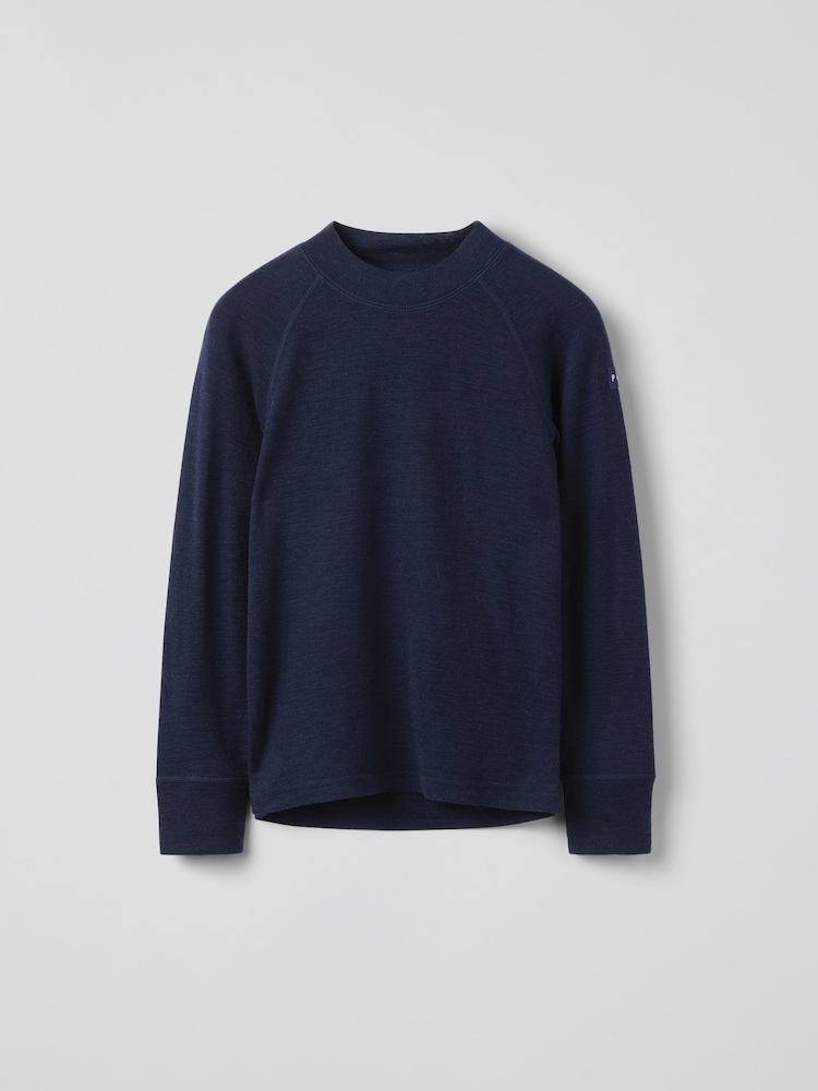 أزرق - رداء علوي من صوف الميرينو من Polarn O. Pyret - صورة 1 من 3 أزرق - رداء علوي من صوف الميرينو من Polarn O. Pyret - صورة 1 من 3