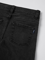 Polarn O. Pyret Black Cotton Wide Leg Jeans - Image 5 of 6