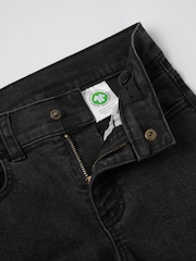 Polarn O. Pyret Black Cotton Wide Leg Jeans - Image 6 of 6