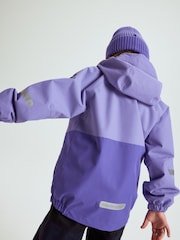 Polarn O. Pyret Purple Waterproof Shell Coat - Image 3 of 10