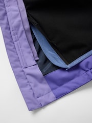 Polarn O. Pyret Purple Waterproof Shell Coat - Image 7 of 10