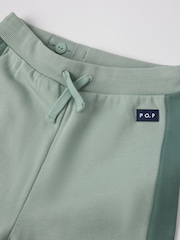 Polarn O. Pyret Green Cotton Cargo Joggers - Image 2 of 4