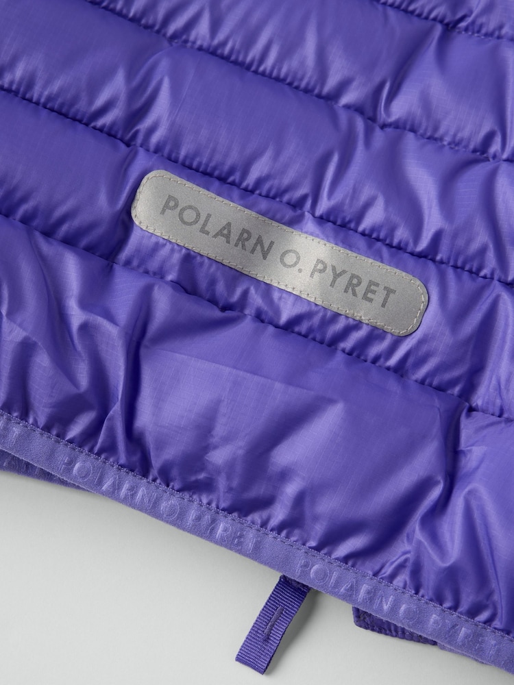Polarn O. Pyret Purple Quilted Water Resistant Puffer Jacket - Image 7 of 7 Polarn O. Pyret Purple Quilted Water Resistant Puffer Jacket - Image 7 of 7