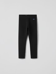 Polarn O. Pyret Black Cotton Plain Leggings - Image 1 of 3