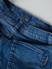 Polarn O. Pyret Blue Organic Cotton Pull-on Jeans - Image 3 of 5