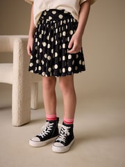 Black/White Spot Foldover Skirt (3-16yrs) - Image 2 of 4