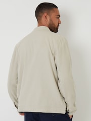 Threadbare Natural Lightweight Linen Blend Utility Jacket - Image 2 of 4