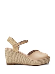 Moda in Pelle Nolaa Peep Toe Comfort Espadrille Wedges - Image 1 of 4